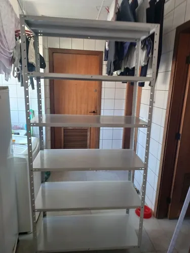 Estantes de aço com 6 Bandejas Novas nas caixas,Preços na Descrição