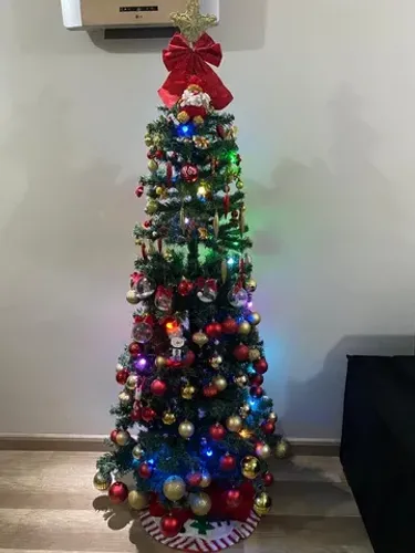 Árvore de Natal enfeitada 1,80cm
