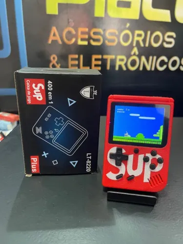 Promoção Mini Game Retrô Portátil 400 Jogos Antigos