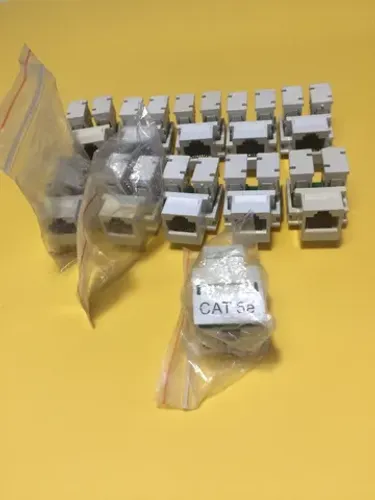  Conectores RJ45 Fêmea Cat5e  - 11 Peças