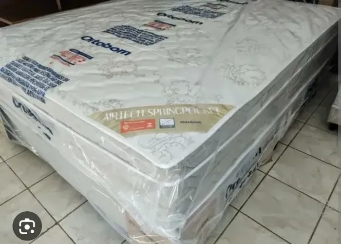 cama box super king ortobom Molas ensacadas