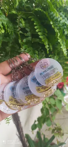 Chaveiro personalizado Prof do Mundo - presente para professores