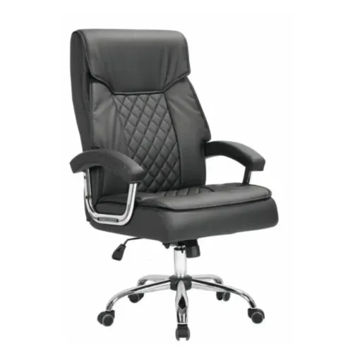 Poltrona Presidente Luxo Confort Mola Ensacada Couríssimo Elegante e Durável 32989