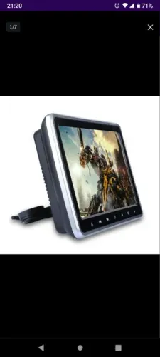  2 Monitores , vídeo player e DVD de carro