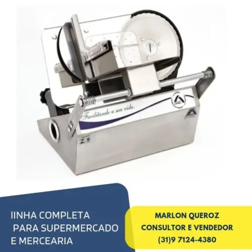Cortador de Frios Arbel Inox Lamina 17CM