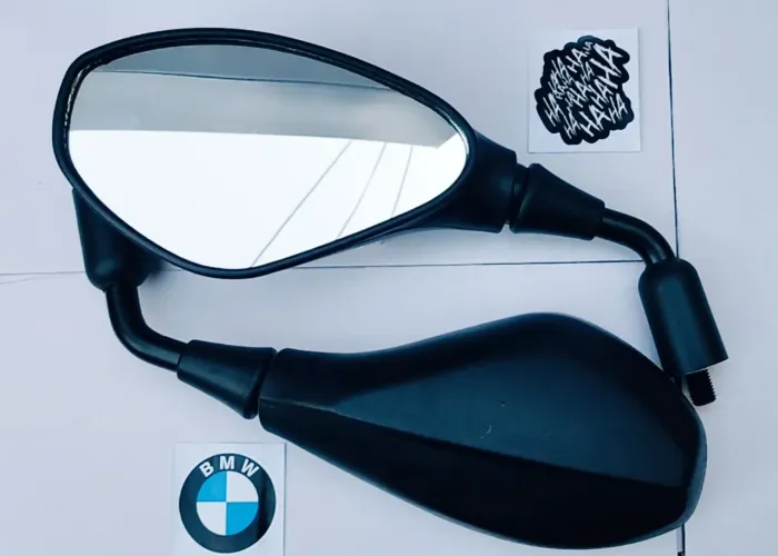 Retrovisor bmw arte curta pra Honda e Yamaha 