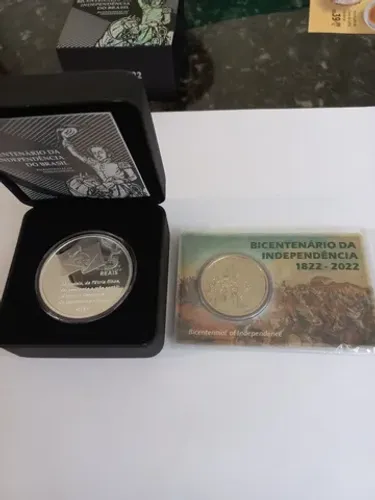 Moedas comemorativas do bicentenário do Brasil