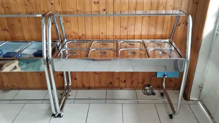 Buffet carro térmico 8 Cubas novo - Marcos