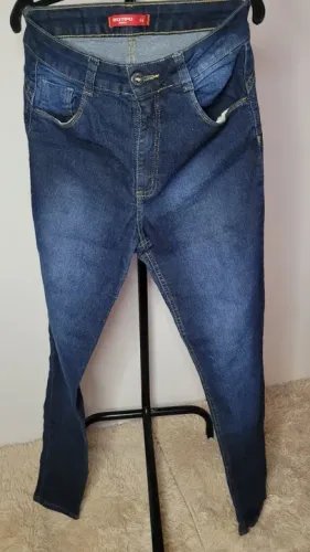 Calça jeans feminina skinny - Tamanho 44
