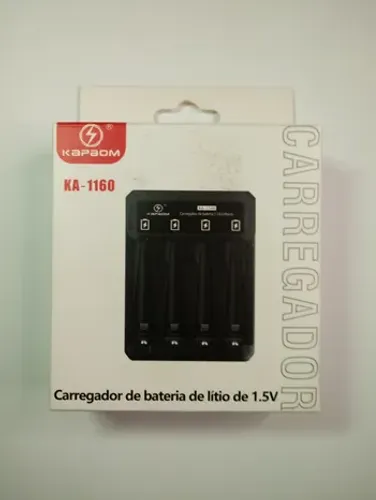 carregador de bateria de lítio 1,5V