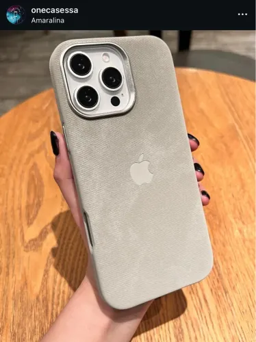 CAPA CASE JEANS VELUDO IPHONE LINHA 11/12/13/14/15/16 todos