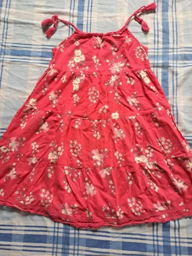 Vestido Infantil Floral Rosa