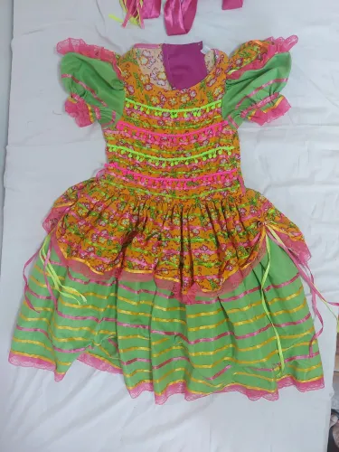 Vestido Infantil Festa Junina