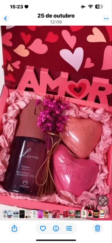 KIT PRESENTE LINDO NATURA PRONTO PARA PRESENTEAR R$:79,99