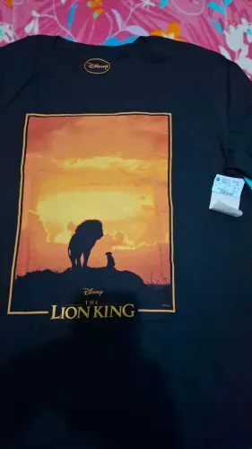 Camisas Temáticas Rei Leão e Aladdin Adulto Tamanho GG