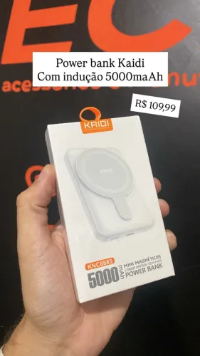 Carregador portátil kaidi com indução 