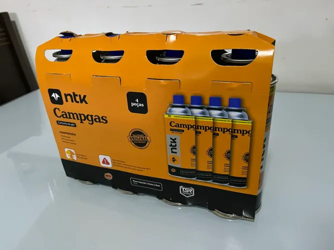 Kit com 4 Unidades Cartucho Recarga de Gás NTK
