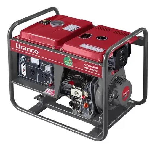 GERADOR  A DIESEL BD4000 240/120V-Branco