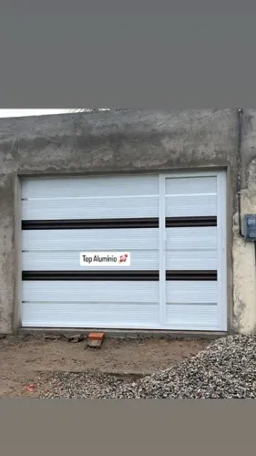 Portão de Alumínio Branco