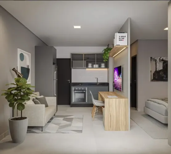 Soho Tower - Apartamento à Venda 1 suíte no Edifício Soho Tower no Setor Universitário em 