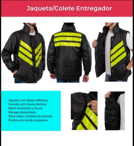 Jaqueta Motoboy - Queima de estoque