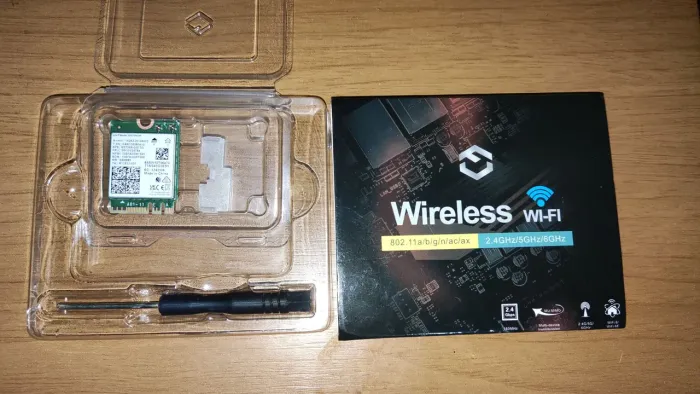 Placa de Rede Wi-Fi 6E - Tri-Band ax210