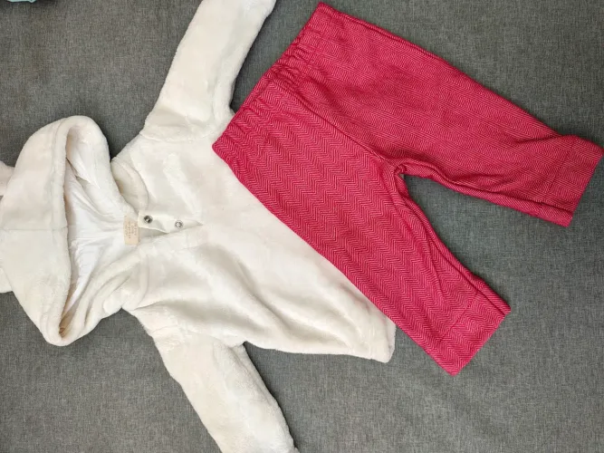 Conjunto peludo bebê Tam M Mundi