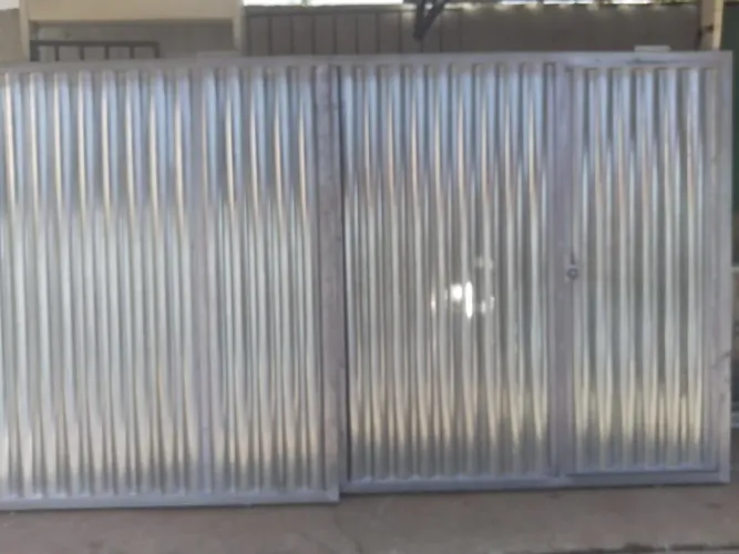 Portão de aço galvanizado