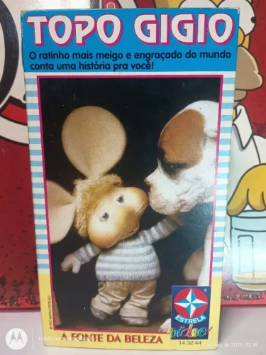FITA VHS ESTRELA - TOPO GIGIO - DUBLADO - RARIDADE