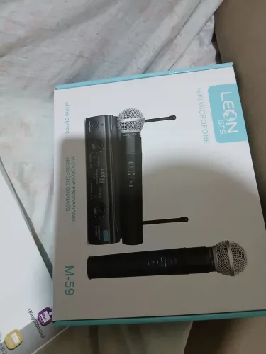 Microfone profissional sem fio