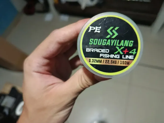  Kit Completo de Pesca Novo - Vara 1,80m 40lb + Molinete HD5000 