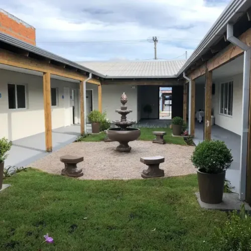 Chafariz 3 quedas Efeito Marmorizado