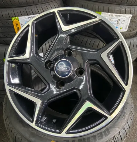 Rodas Ford aro 15 tala 6 furacão 4x108