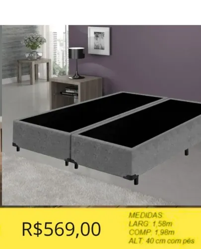 BASE BOX QUEEN VARIAS CORES 