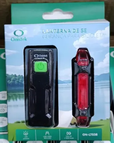 Lanterna Led de Segurança para Bicicleta Onistek ON-LT038