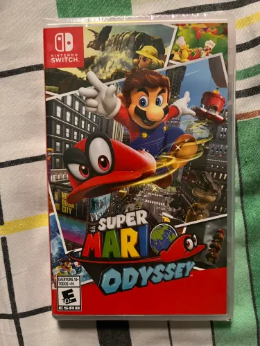 Jogo Super Mário Odyssey Nintendo Switch Lacrado