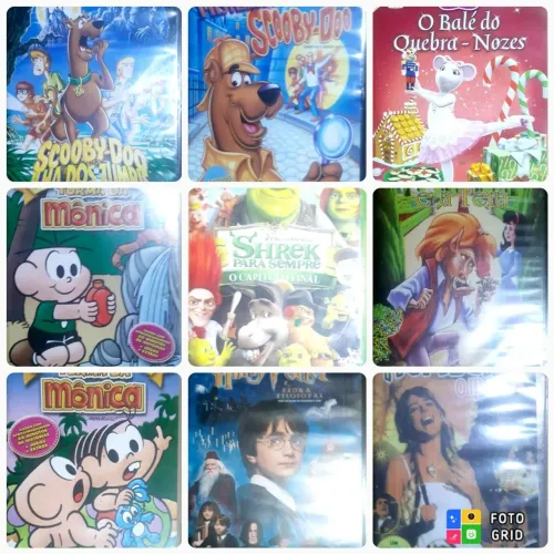 Vendo DVD's infantis, lista abaixo e CD galinho chicken