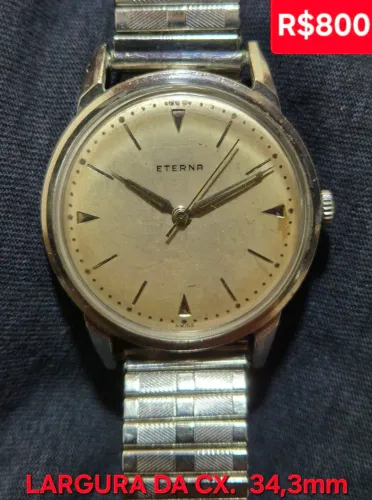 RELÓGIO ETERNAMATIC VINTAGE 