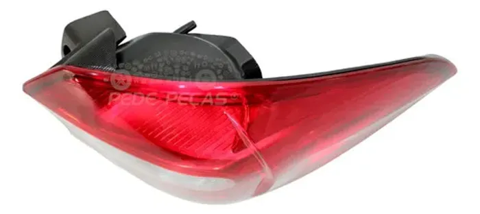 Par Lanterna Traseira Ford Ka Sedan 2015 2016 17 18 Cristal Direito Vermelho