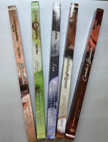 Kit com 5 Incensos