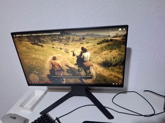 Monitor alienware 240hz lps full Hd-Aw2521hf semi novo