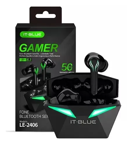 Fone de Ouvido Bluetooth Gamer IT-BLUE LE-2406