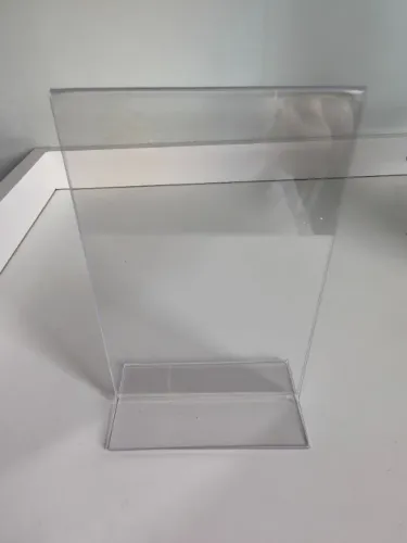 display acrílico de mesa