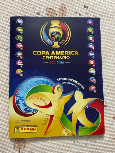 Album Copa América 2016 Centenário Panini Completo