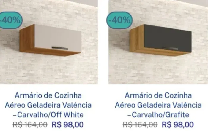 Armários de Parede: É Black Friday com Queima e TUDO!!!