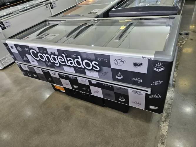 ilha para congelados de 568L a pronta entrega