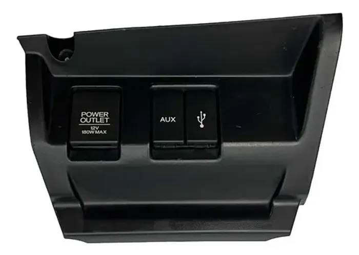 Moldura Tomada 12v Usb Aux Honda Fit 2015 2021 