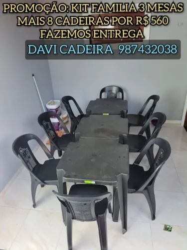 CADEIRAS DE JANTAR UNIDADE R$ 42 ENTREGO