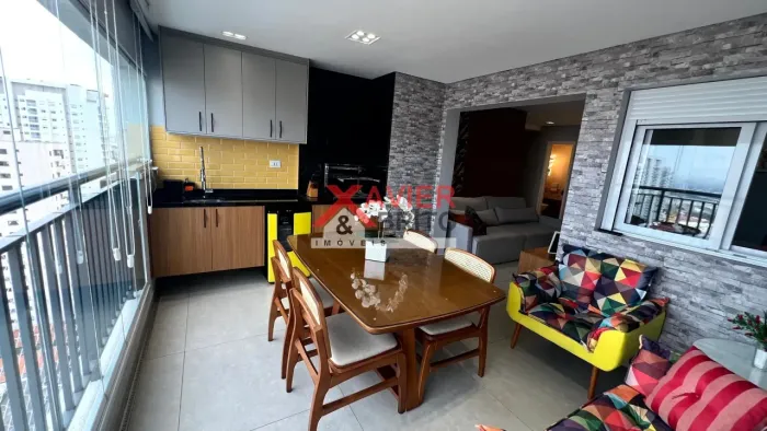 Apartamento à venda no Tatuape, porteira fechada, 3 suites, vista livre, sacada gourmet