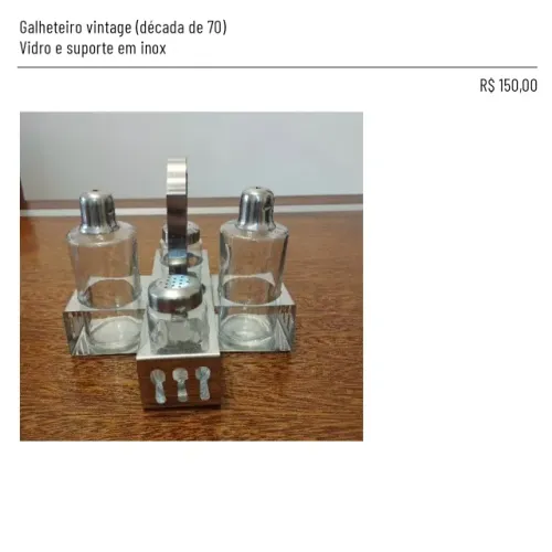 Galheteiro Vintage (década 70)